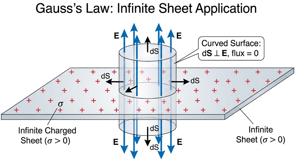 Gauss's Law: Infinite Sheet